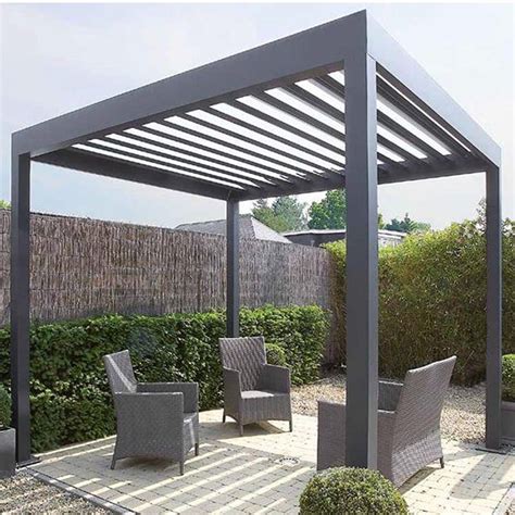 Bioclimatic Luxury Outdoor Swimming Pool Sun Shade Motorized Gazebo