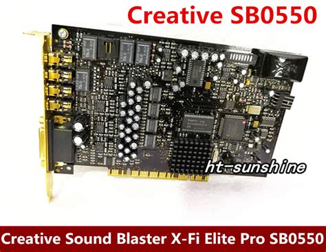 ถอดแยกชนสวนเดมสำหรบ Creative Sound Blaster X Fi Elite Pro SB0550