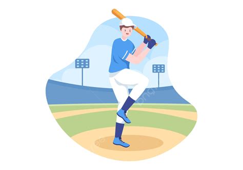 Baseball Player Sports Throwing Training Cartoon People Png And