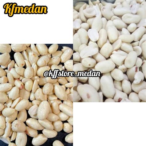 Jual Kacang Tanah Kupas Jumbo Per 100gr Shopee Indonesia