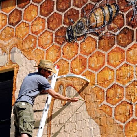 These Lifelike Murals Have Communities Buzzing About Honeybees Bee