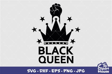 Black Queen Graphic By Thecliparthouse Creative Fabrica