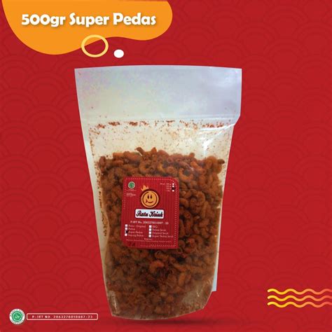 Jual Makaroni Super Pedas Gurih 500gr Ratu Kriuk Shopee Indonesia