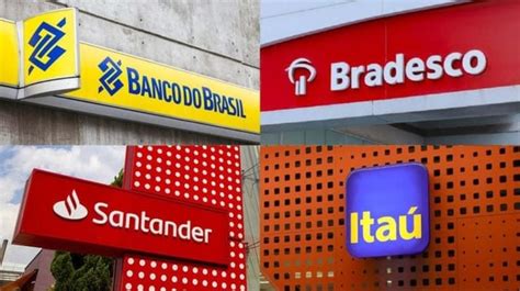 Itaú no topo Santander e Bradesco remando e Banco do Brasil na