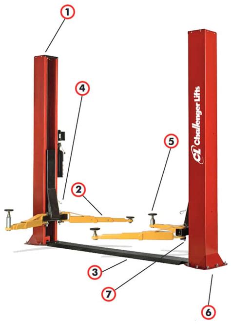 Challenger CLFP9 9 000 Capacity Low Ceiling 2 Post Lift