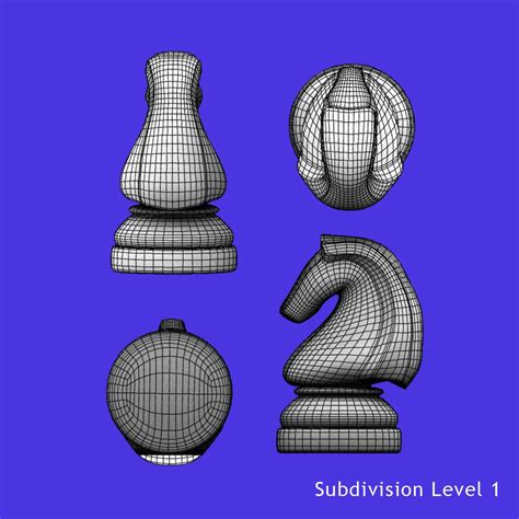 Chess Set (Wood / Glass) Combo 3D Model $49 - .fbx .obj .ma - Free3D