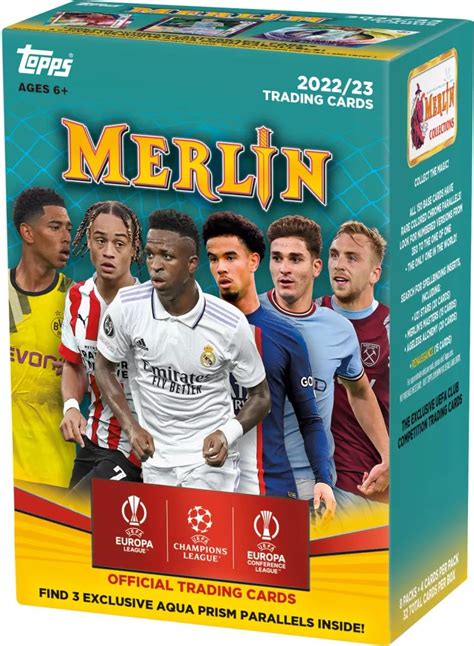 2022 2023 Topps Merlin Chrome UEFA Champions Soccer Card Blaster Box