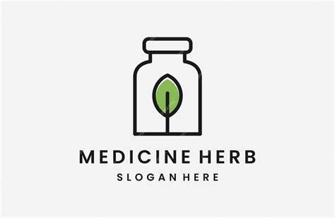 Premium Vector Herbal Pharmacy Logo Design Alternative Medicine