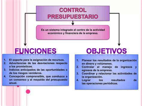 Mapa Concenptual Control Presupuestario Ppt