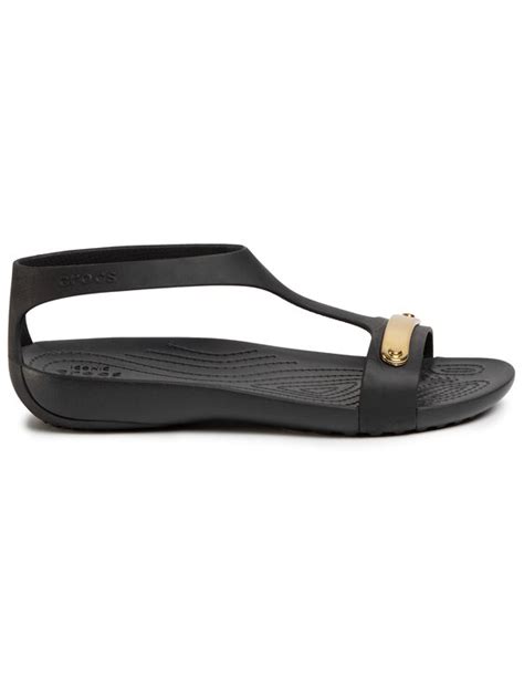 Crocs Sandalen Serena Metallic Bar Sdl W Schwarz Modivo At