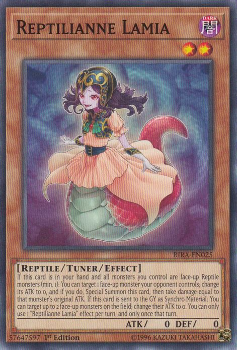 Reptilianne Lamia Yu Gi Oh Wiki Fandom