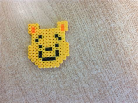 Mini Winnie The Pooh Perler Beads By Amanda Collison Perler Beads Hama Beads Perler