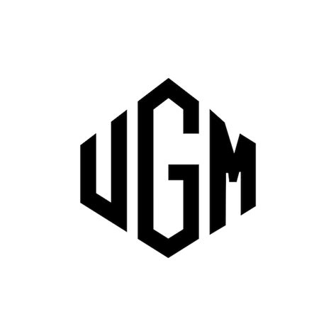 Premium Vector Ugm Letter Logo Design With Polygon Shape Ugm Polygon