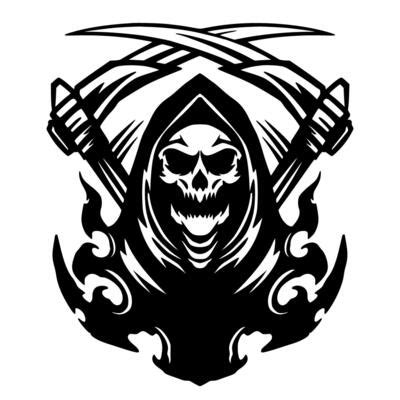 Grim Reaper Tattoo Vector Art, Icons, and Graphics for Free Download