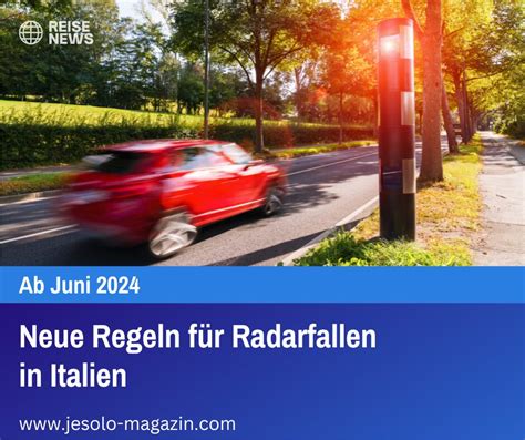 Neue Regeln F R Radarfallen In Italien Bibione Magazin