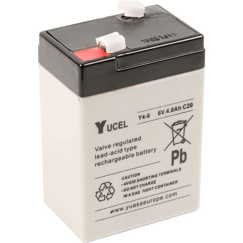 Sealed Lead Acid Battery 6V 4Ah 70 x 47 x 107mm | Toolstation