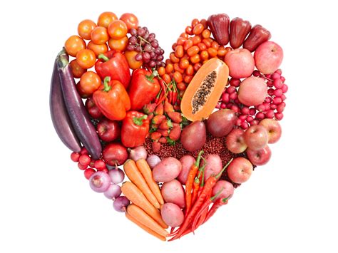 Heart From Vegetables Png Transparent Image