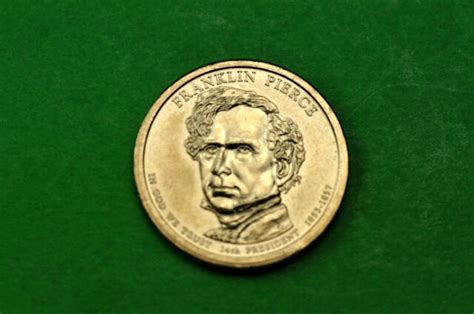 2010 D BU MINT State Franklin Pierce US Presidential One Dollar Coin ...