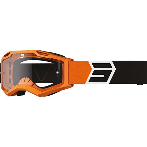 Goggles Moto Cross Enduro Shot Assault Solar Neon Orange Matt For