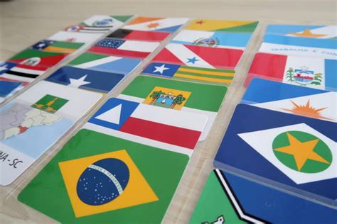 Mapa E Bandeiras Dos Estados Do Brasil Kit 2 Banners