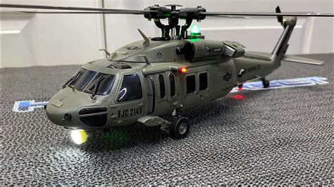 Yx Black Hawk Uh Scale Rc Helicopter Unboxing And Review Youtube