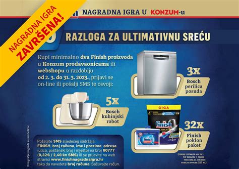 FINISH Nagradna Igra U KONZUMU Kontrast D O O Propaganda I Marketing