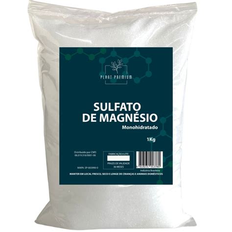 Fertilizante Sulfato De Magnesio Hidroponia 1kg Shopee Brasil