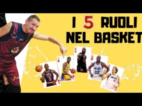 I 5 RUOLI Nel BASKET YouTube