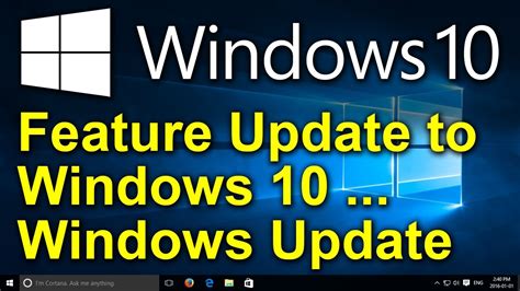 Windows 10 Feature Update To Windows 10 Run Windows Update For