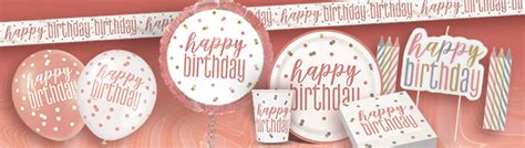 Rose Gold Birthday Party Theme And Decorations Party Save Smile