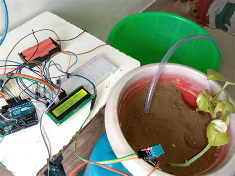 Smart Irrigation System Using Arduino Dht11 Moisture