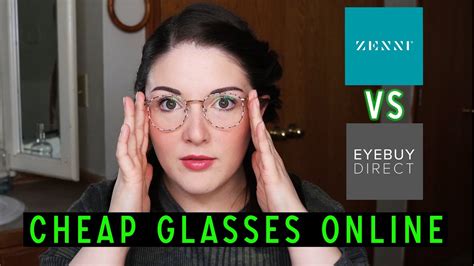 Zenni Optical Vs Eye Buy Direct Cheap Glasses Online Youtube