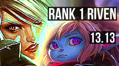 Riven Vs Poppy Top Rank 1 Riven 6 0 2 2 8m Mastery 1400 Games