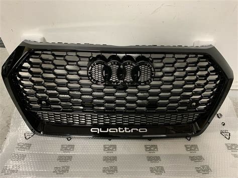 Rsq5 Front Honeycomb Mesh With Quattro Grille For Audi Q5 Sq5 2017 2018