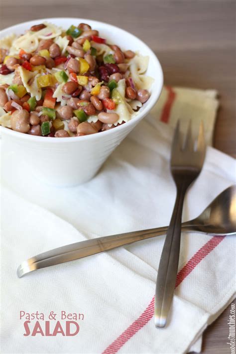 Pasta & Bean Salad - Modest Munchies