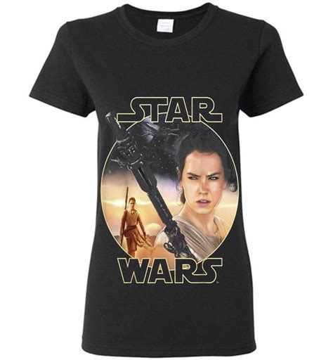 Star Wars Rey Close Up Womens T Shirt Inktee Store T Shirts For