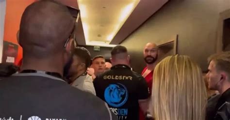 Tyson Fury Launches Useless C Rant Behind The Scenes At Anthony