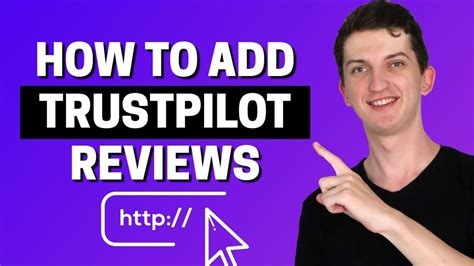 How To Add Trustpilot Reviews To Website Youtube