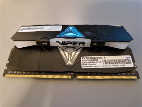 Patriot Viper RGB 16 Gb 2x8 DDR4 3600 Mhz CL17