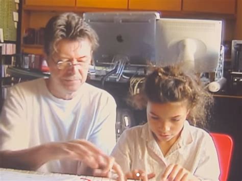 David Bowies Daughter Shares Throwback Video Of Pair Playing Piano