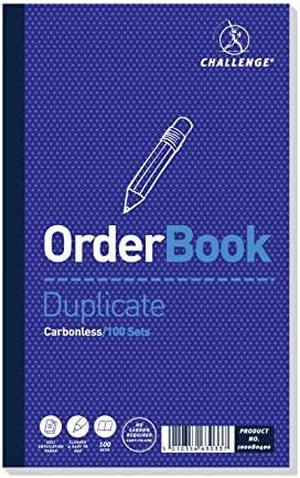 Challenge Duplicate Order Book Carbonless Pages Pack X