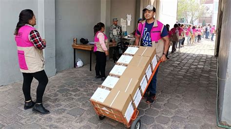 Llegan A Hidalgo M S De Millones Boletas Electorales Para Comicios