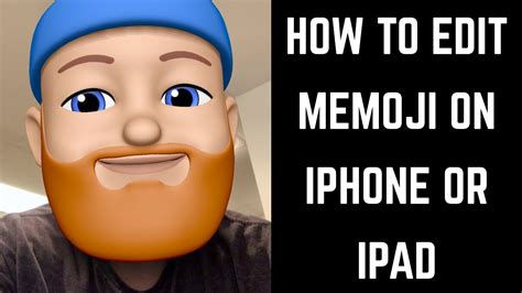 How To Edit Memoji On IPhone Or IPad YouTube