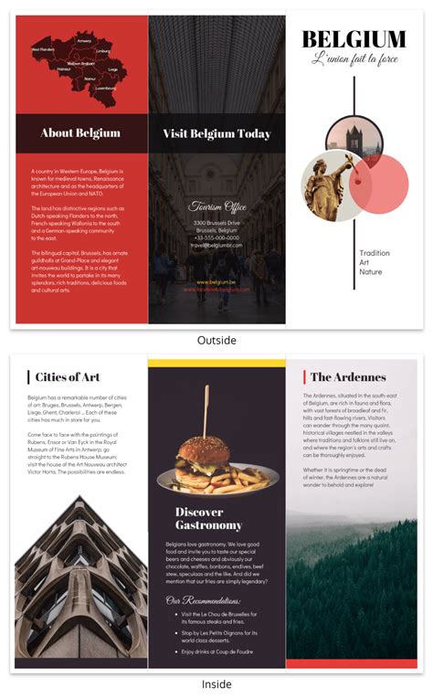 Vacation Travel Brochure Template