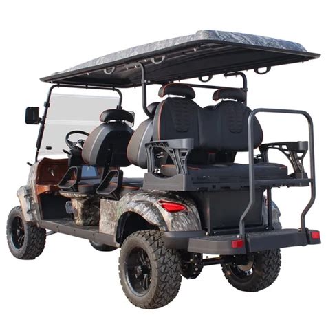 New Arrival Luxury Seat Club Cart Electric Lifted Golf Buggy Hunting