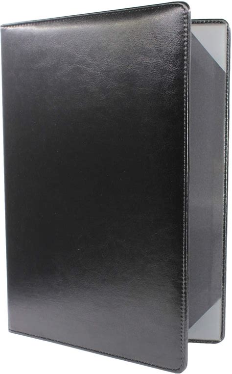 Amazon Diploma Cover A4 Black Leather Certificate Holder Document