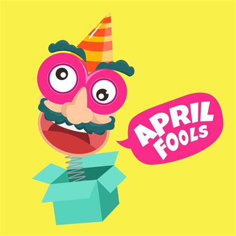 Premium Vector April Fools Day Vector Illustration