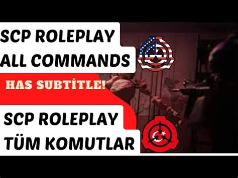 Scp Roleplay T M Komutlar All Command Roblox Youtube