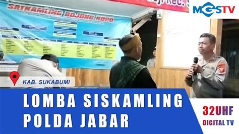 POLDA JABAR GELAR LOMBA POS SATKAMLING BOJONGKOPO SUKABUMI YouTube