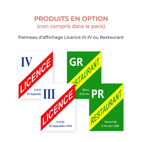 Pack Affichages Obligatoires Pour Restaurant